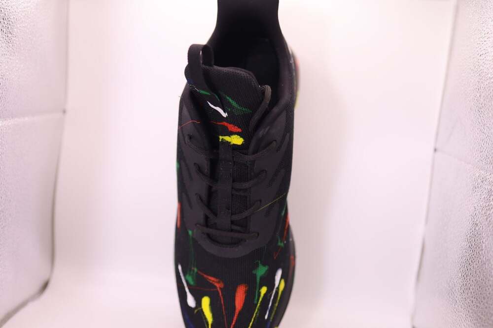 Soulsfeng Olympic Spray Paint Splatter Men's Running Shoes Size 13 - Picture 6 of 16
